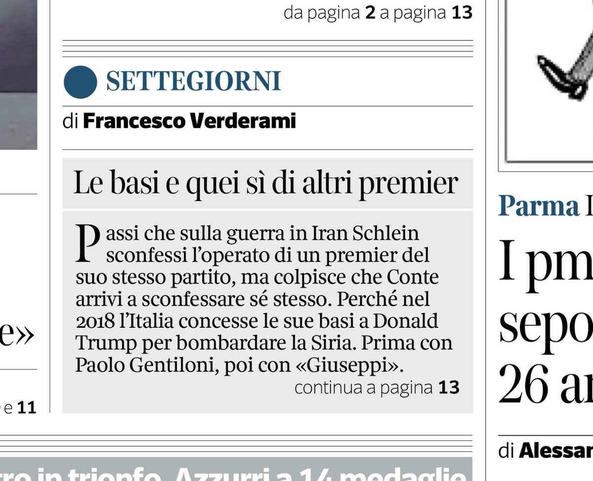 Consiglio a tutti la lettura di questa magnifica analisi di Verderami sul Corriere della Sera. Giusto per non farsi prendere dai discorsi da bar che si sentono in questi giorni in tutte le trasmissioni TV.