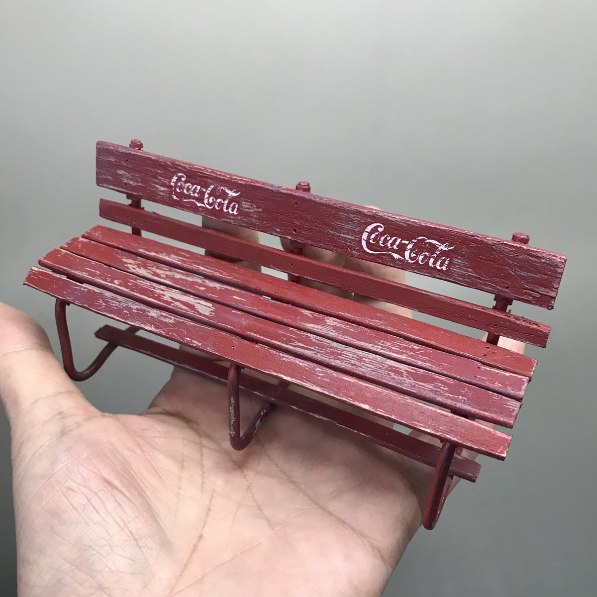 ジオラマ用小物。
通っていた学校の中庭にありました。懐かしい。