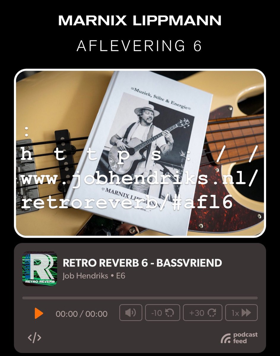🎸retroreverb.nl #RetroReverb #JobHendriks #MarnixLippmann #PodCast #Bassvriend #Basvriend #BassguitarFriend ￼🎸 #DenHaag #TheHague 🫶🏼