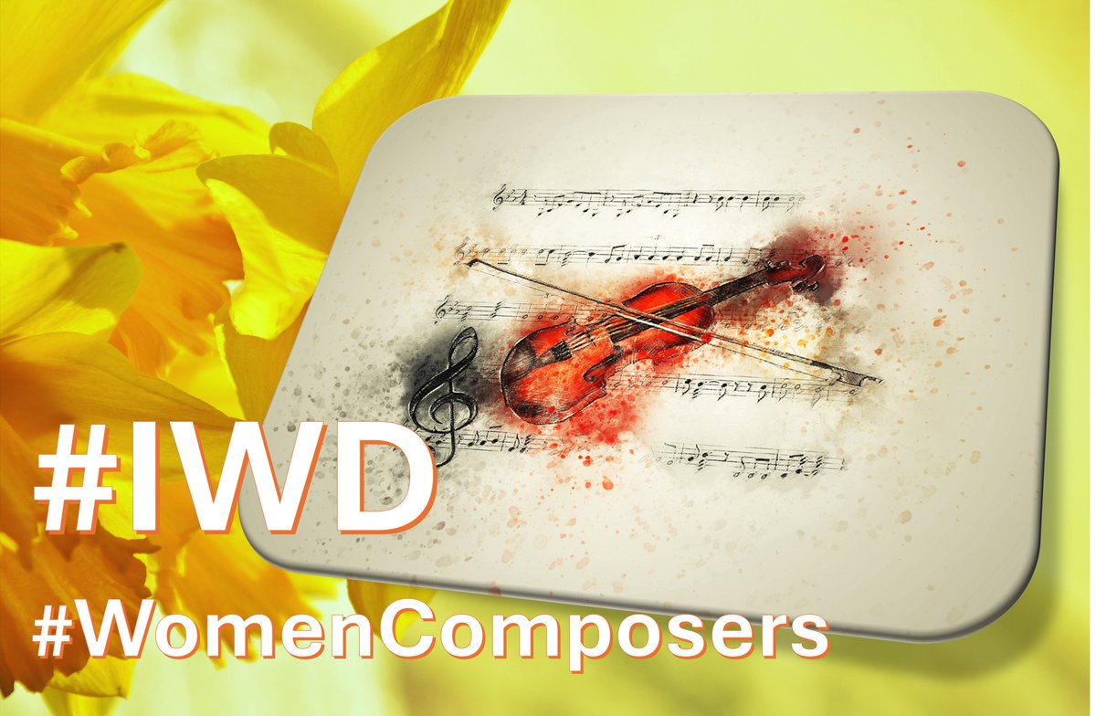 electricvoice's tweet image. shorturl.at/62vzb
#IWD 14th March
@electricvoiceis celebrating all our partners and friends for International Women’s Day all week.
Our last offering this week is from the #composer Isobel Dunlop who was born on this day in 1901
A composer and #violinist from #Edinburgh