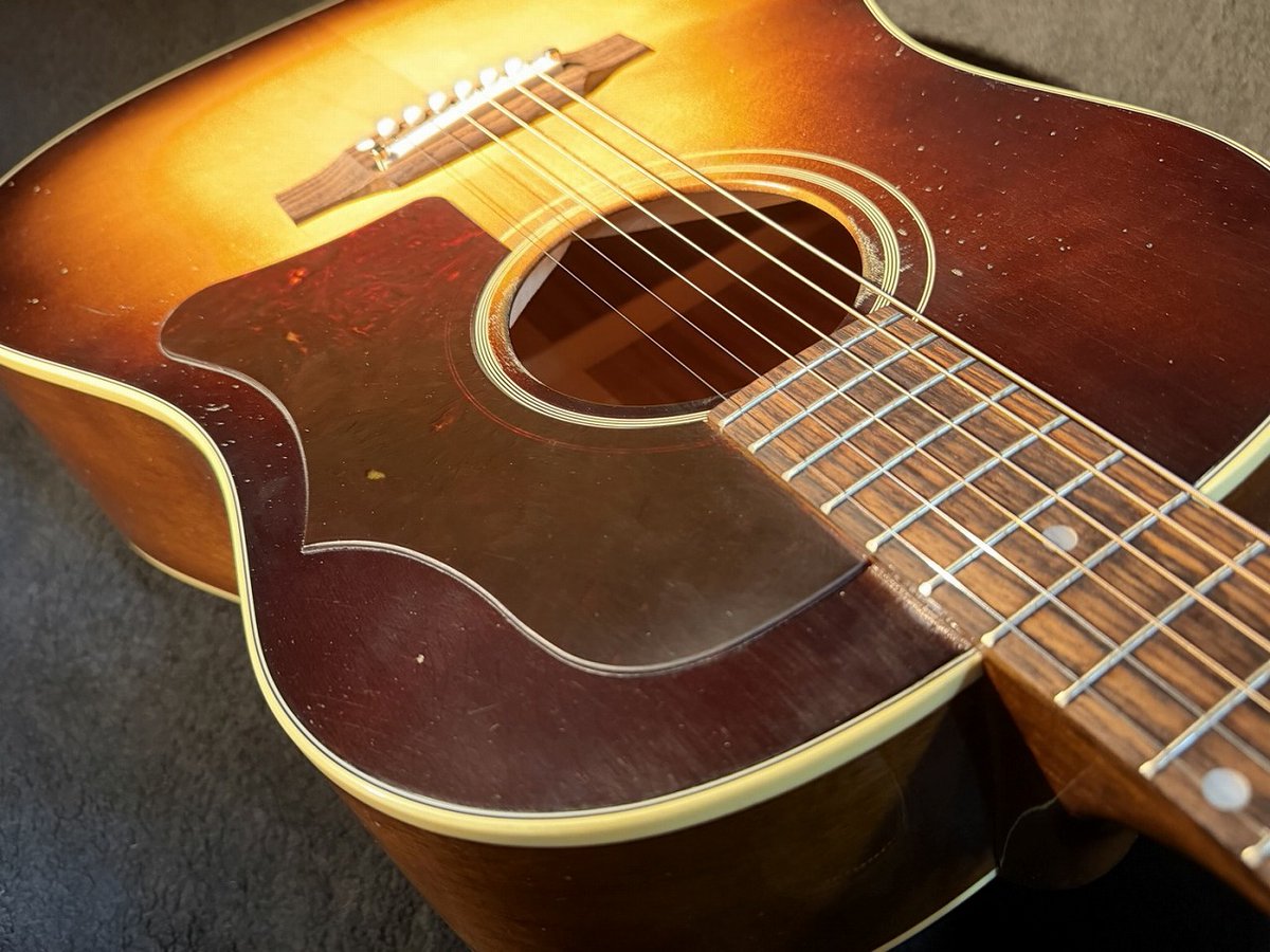 GCLUB_TOKYO's tweet image. 当社カスタムオーダー品！限定５本！レギュラー品にはないサンバーストカラーの1960 J-45 ADJ。しかもMurphy Lab　Light Aged仕上げ！弾いていて気持ちの良い1本です！
shop.kurosawagakki.com/items/2954057
#gibson #murphylab #j45 #ギブソン #弾き語り