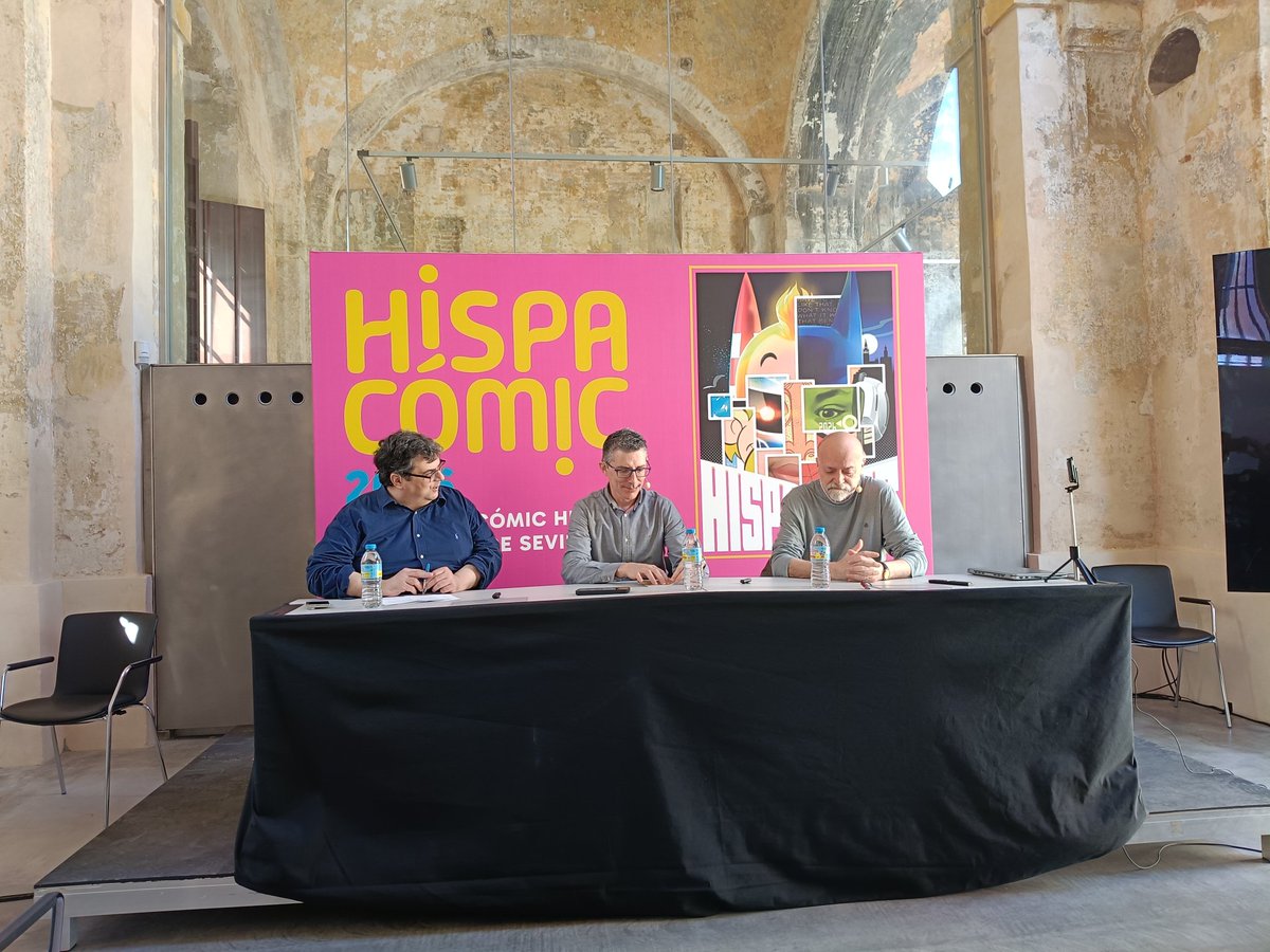 Aquí en la charla sobre el gran Goscinny en el <a href="/Hispacomic/">Salón del Cómic Hispano Portugués</a> con Álvaro Pons, Antoni Guiral y Jordi Canyissà