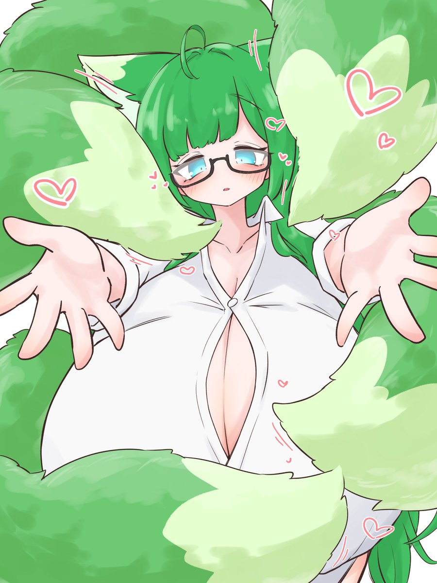 Skeb納品しました!
デカもふハグ待ち狐娘 