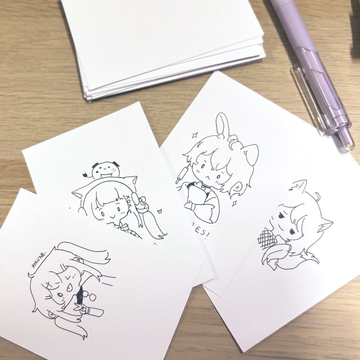 ปีนี้เตรียมของแจกไม่ทัน
เลยจะพกกระดาษไปวาดรูปให้แทนค่ะ! ✨
ไม่เกิน 3 นาที เอารูปไปได้เลย555555
(ตัดมากี่แผ่นกันนะ จำไม่ได้)

เอาไปว่าถ้าใครไป #MARUYA45  
ทักมาหาได้นะ เผื่อได้เจอกัน😆 
หรือถ้าไม่รู้จะไปที่ไหน ลองมาบูธ B19-20 ดู—