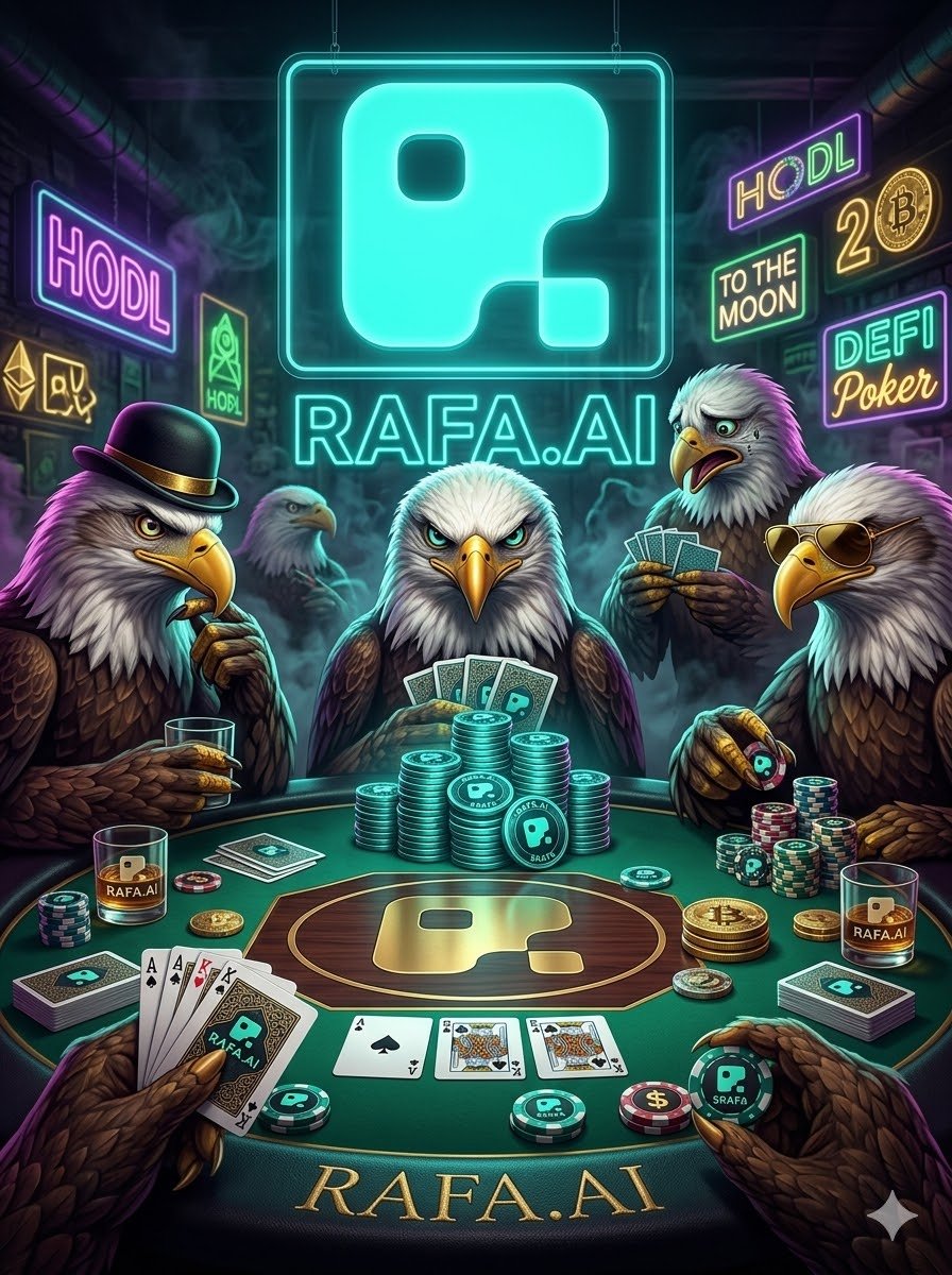 🥷RAFA AI x Poker Tournament.
•  Date: March 15, 2026 - 15:00 UTC. 
•  Link for registration:app.lepoker.io/m/Nm8Ydnl
🏆Prize pool:
•  Top 1-10 - Silver Wing Role + Badges.
•  Top 11-50 - Badges.
<a href="/RAFA_AI/">RAFA Finance</a> <a href="/Metamorfozzz_/">Metamorfozzz</a>
