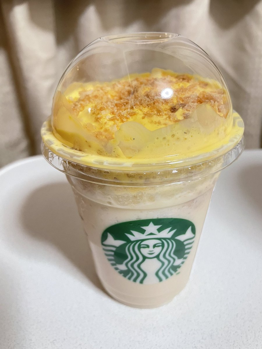溶けてるけど飲みたかったシュークリームおいしすぎる、！！