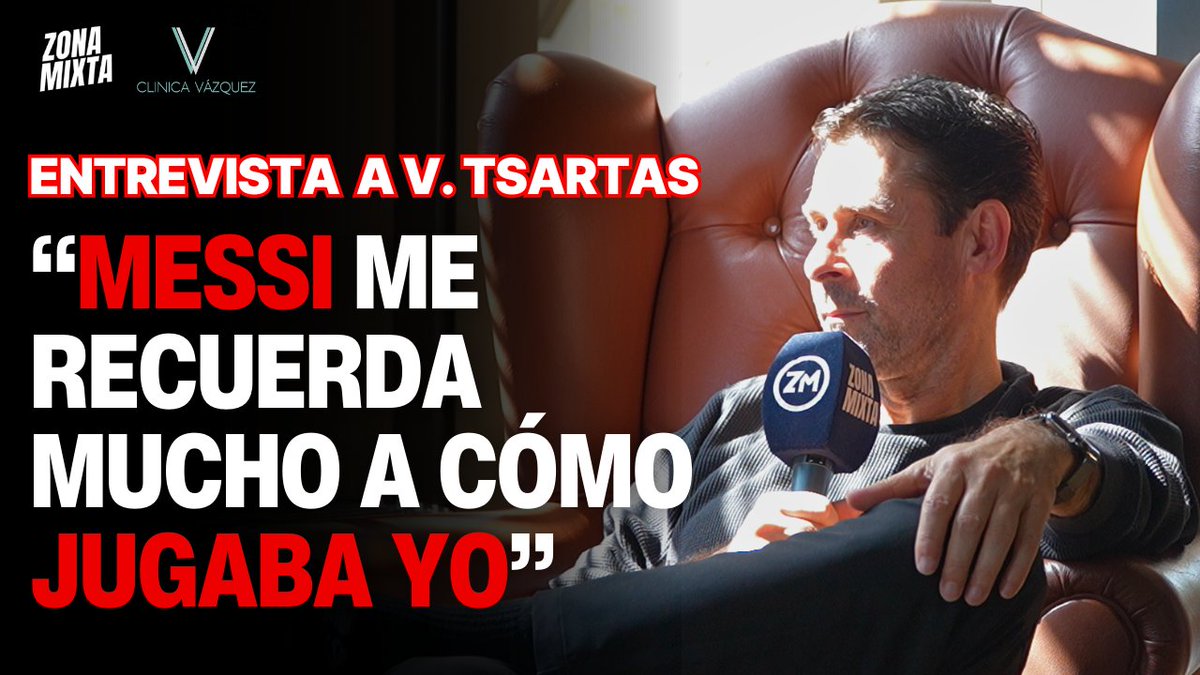 💥 "MESSI ME RECUERDA MUCHO A CÓMO JUGABA YO".

🚨🇬🇷 ENTREVISTA EXCLUSIVA A VASSILIS TSARTAS, leyenda del <a href="/SevillaFC/">Sevilla Fútbol Club</a>, ya disponible en #ZonaMixta. 

📌 Su fichaje, descensos, Reyes, Monchi, la situación actual...

🎙️ <a href="/jmrodriguezper/">José Manuel Rodríguez</a> &amp; <a href="/MarioMijenz/">Mario Míjenz García</a> 

📺 youtu.be/Jv2k0mQZONU