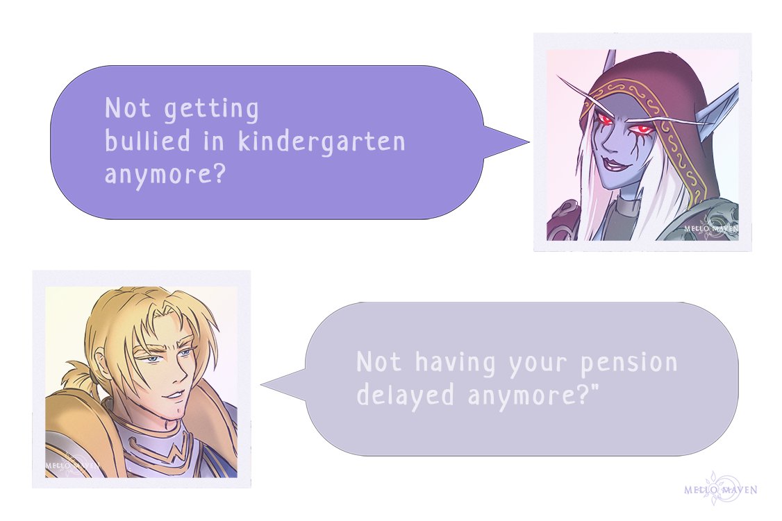 Exchange of pleasantries
#Worldofwarcraft #Sylvanas #Anduin