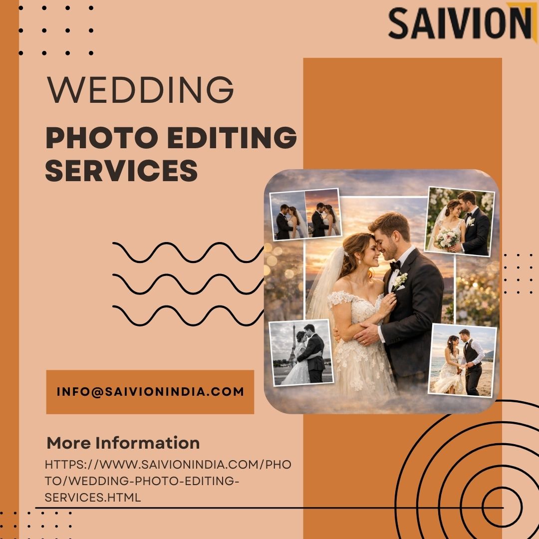 Make your wedding photos timeless with professional Wedding Photo Editing Services.
Enhance lighting, colors, and details to create beautiful memories.
🌐 saivionindia.com/photo/wedding-…
📧 info@saivionindia.com
📞 +91 93117 59707

#WeddingPhotoEditing #PhotoEditing #WeddingPhotography