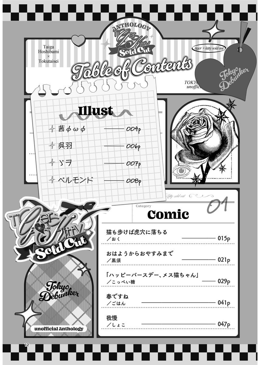 ばみ特アンソロジー《Tiger × Kitty Sold out》 tweet media