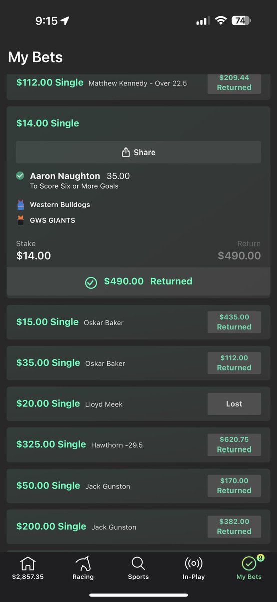 Christian Dello | AFL Props tweet media