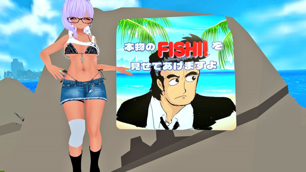 amyunamyun's tweet photo. FISHI!自作ステッカーシリーズ
#FISHI
#VRChat
#VRC紫色の彼女 https://t.co/VpluUHl8eO