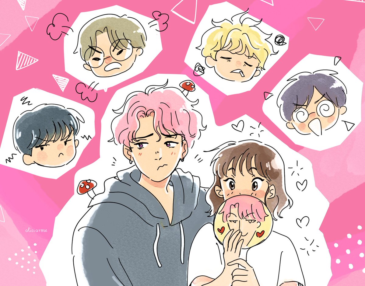 A little Tamon's B Side doodle as I've been watching and reading it lately!!!!