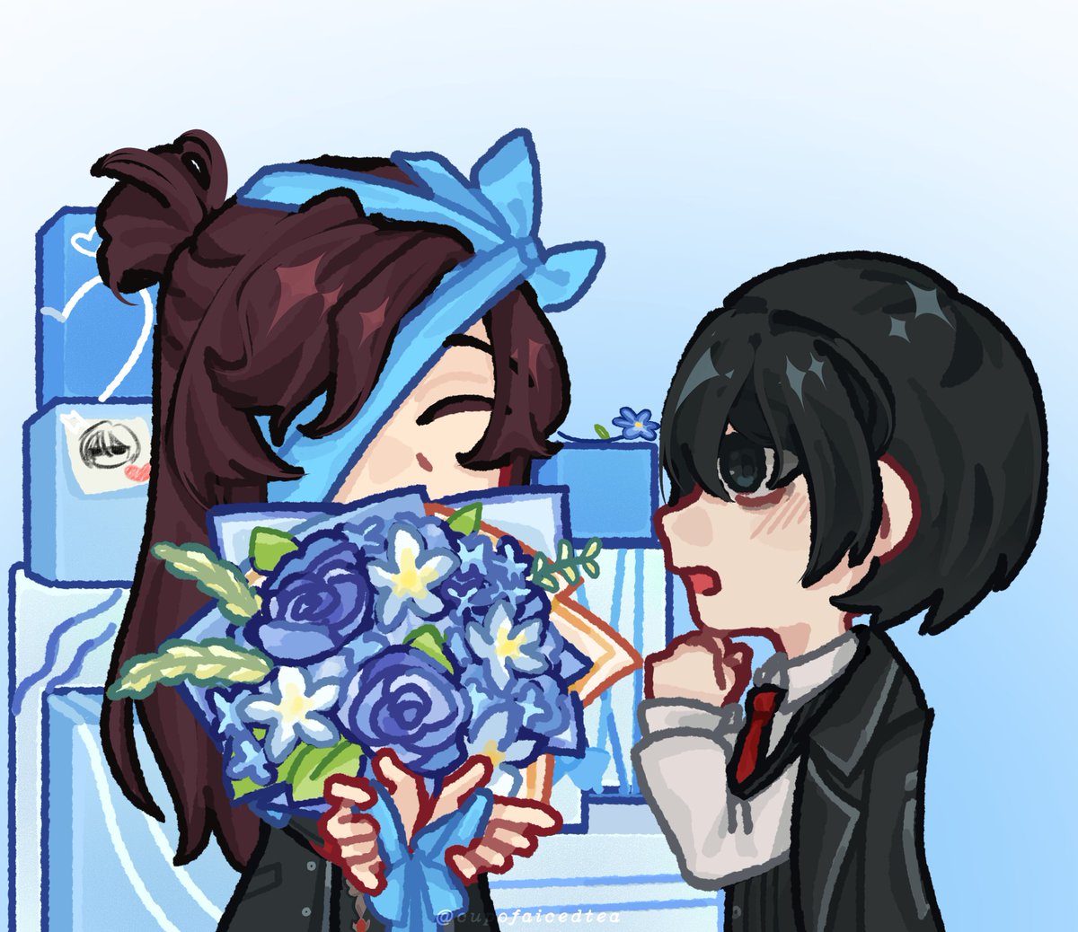 (🩸🪶)
#LCB7701 #Ymfwhiteday26
You gave me chocolate, I give you my heart.
❥❥❥❥
©cupofaicedtea