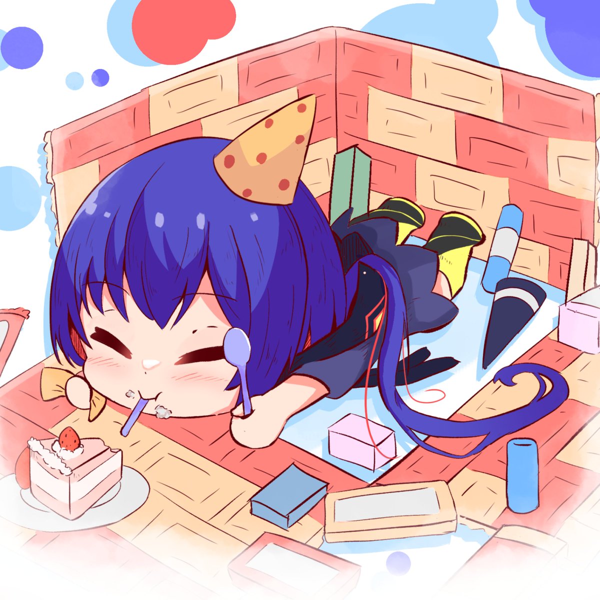Lost_B_unny's tweet photo. 理芽ちと5万円分のおかし
#理芽美術部 https://t.co/96xF2rnUNm