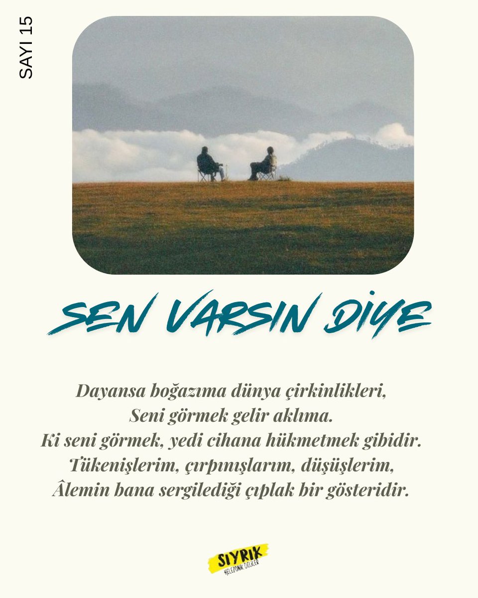 Sıyrık Dergisi (@siyrikdergisi) on Twitter photo 