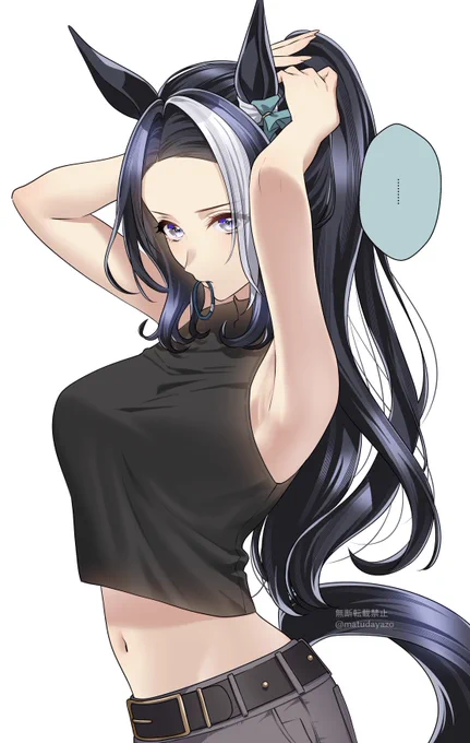 ポニーテールにしてるときの ラモーヌさんですッ(̨̡ᐢ ⸝⸝o̴̶̷̤ ̫̭ o̴̶̷̤⸝⸝ ᐢ)̧̢