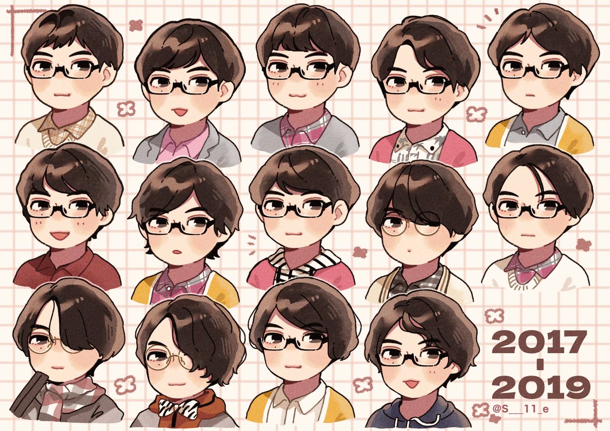 S___11_e's tweet photo. ざっくりとしたｼ可さん髪型まとめ✂️
2017-2026 https://t.co/EOaNjpu9r3