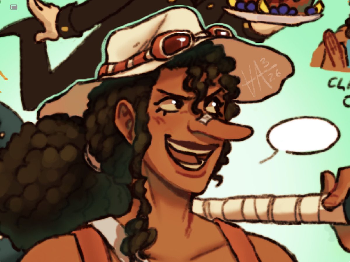 ArtB3rry's tweet image. Close ups to my girl:
#onepiecefanart #usopp #sanji