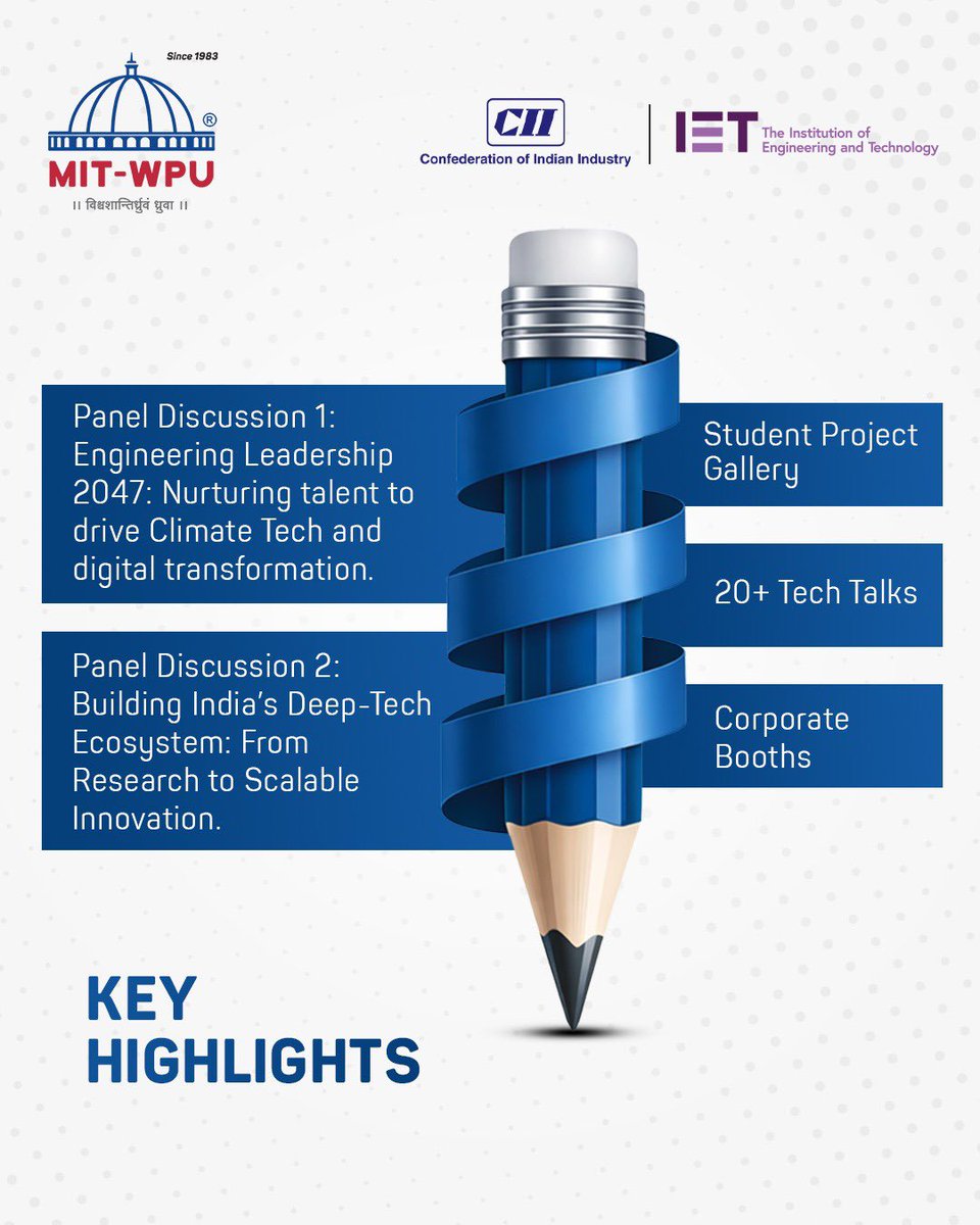 MIT World Peace University, Pune tweet media