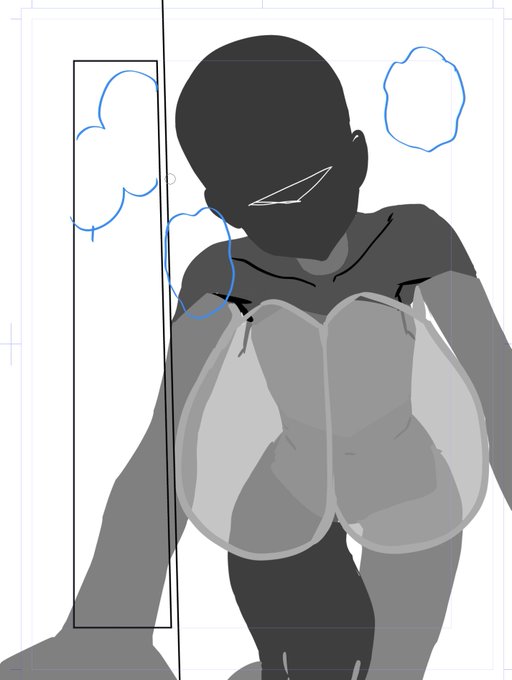 頑張って迫力を出すゾ!(健全なラブコメです) 