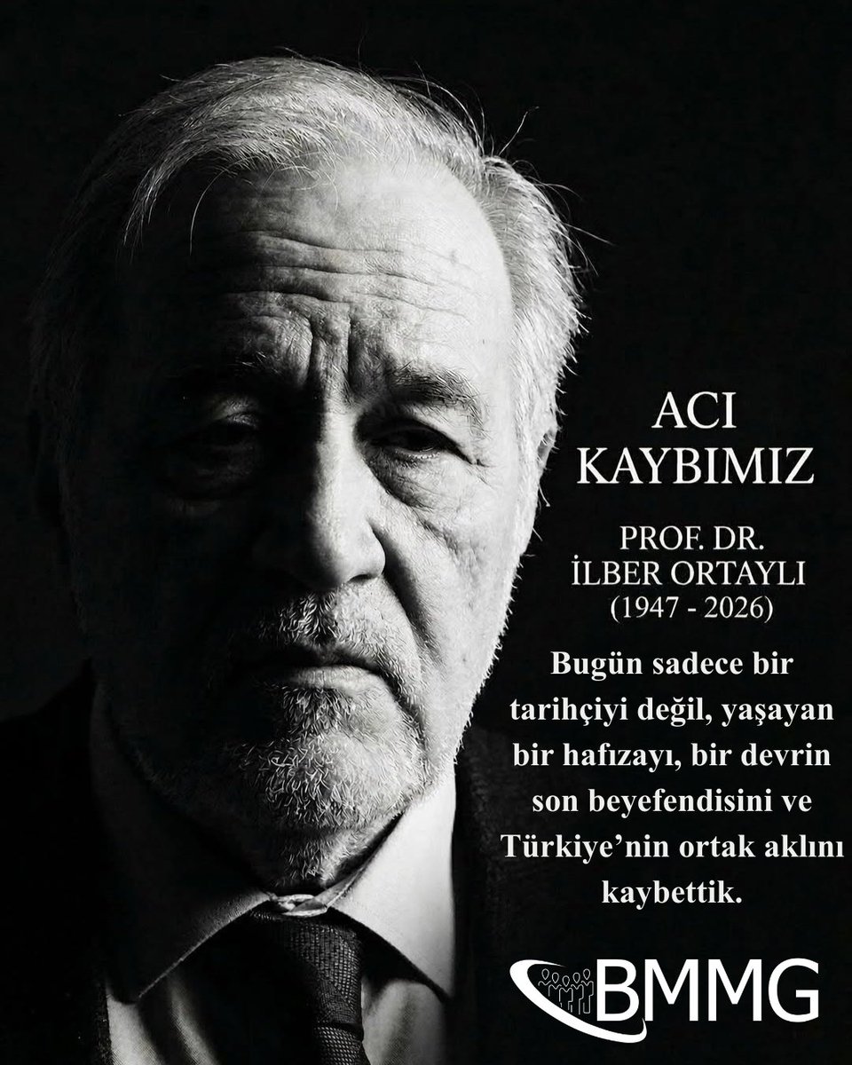 bmmgrubu's tweet photo. Bugün sadece bir tarihçiyi değil, yaşayan bir hafızayı, bir devrin son beyefendisini ve Türkiye’nin ortak sesini kaybettik. #ilberortaylı https://t.co/fn9ukSf6AV
