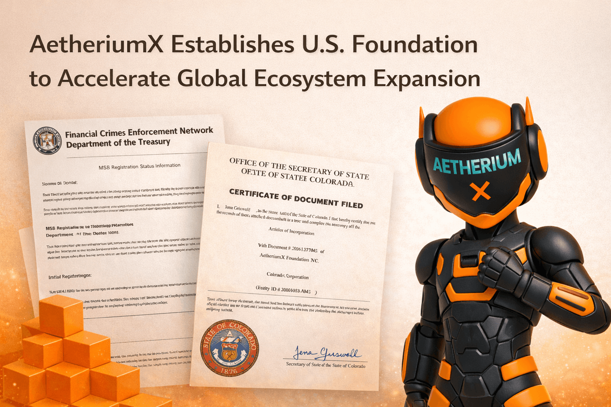 MorganIntFin's tweet photo. Morgan International Finance Ltd notes that #AetheriumX has established a U.S. foundation to support compliance and ecosystem expansion in Asia.

#MorganIF #AetheriumX https://t.co/kHnb3UiMuS