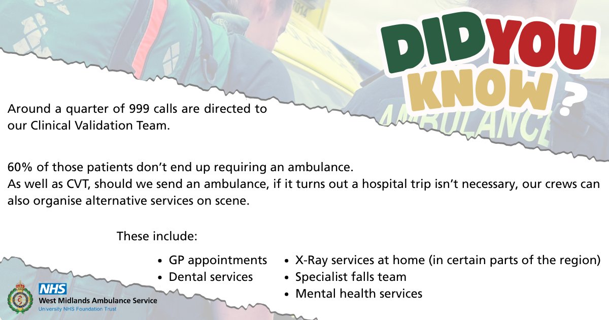 West Midlands Ambulance Service #HelpUsHelpYou tweet media