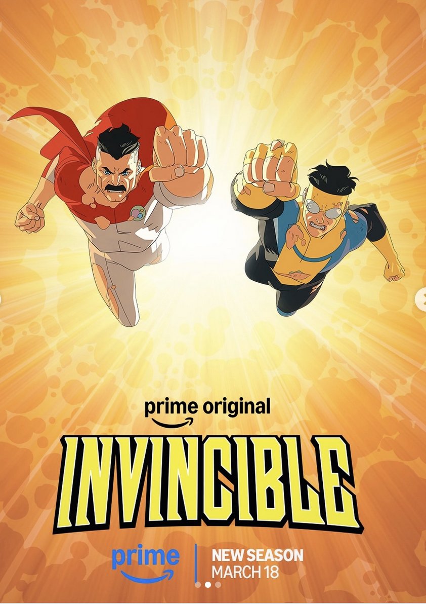 PacoHernandezs's tweet photo. ¡La semana q viene estrenan la 4T de #Invencible! Que no pasa nada, q hoy os subo un video resumen y en 5 minutos os pongo el día! Aunq lo suyo es revisualizar la 3T, porque con la guerra de los Invencibles y Conquest fue ES-PEC-TA-CU-LAR! #primevideo #primevideoes @PrimeVideoES https://t.co/ZITc6HD8pv