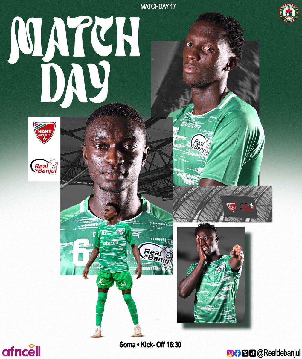 𝐁𝐀𝐂𝐊-𝐈𝐍-𝐀𝐂𝐓𝐈𝐎𝐍: The Champions travel to Jarra Soma to take on Hart FC today in the league #COYW 🤍💚!

#rdb #matchday17 #gffleague #cityboys