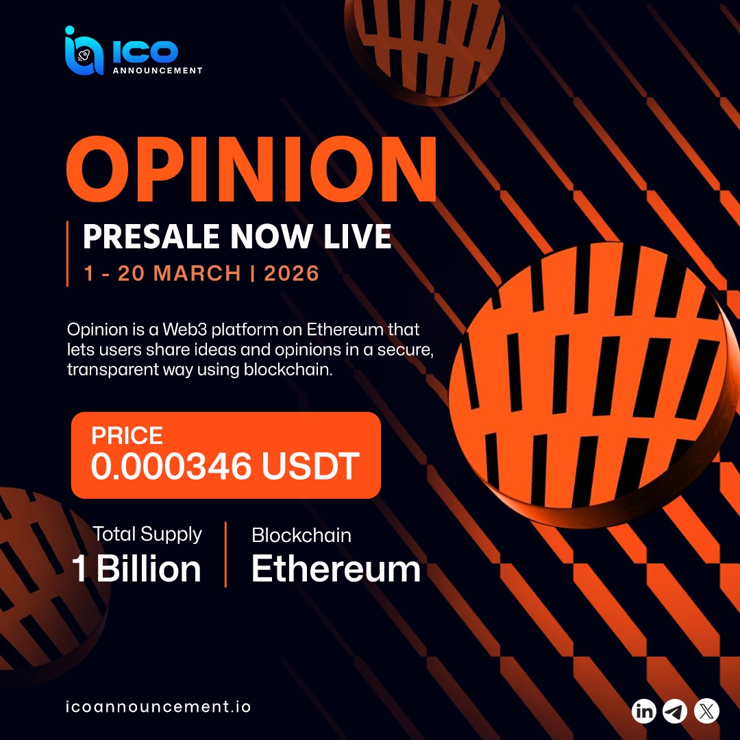 ICO Announcement tweet media