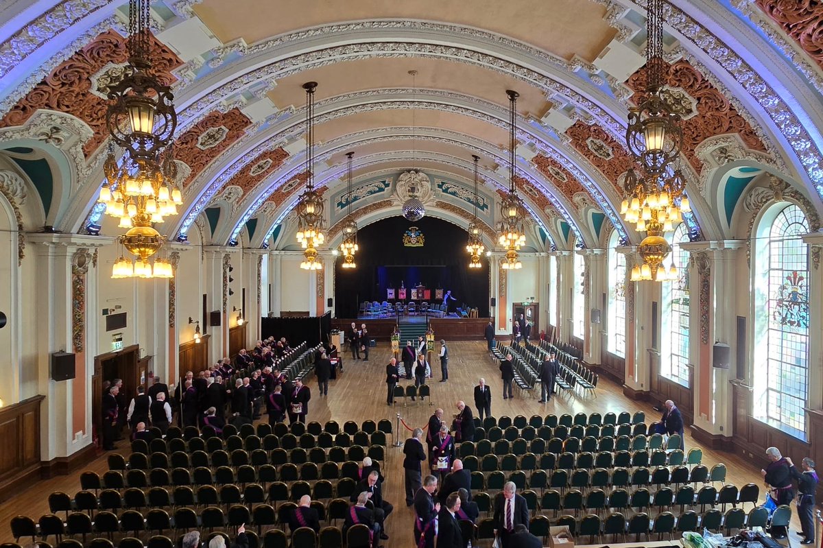CheshireMasons's tweet photo. The big day is here!

Today is the Annual General Meeting of Royal Arch Freemasonry in Cheshire. The atmosphere is buzzing as everyone practises and perfects their roles ahead of the meeting.

Wishing everyone attending a fantastic day! If you can’t make it, we’ll share updates! https://t.co/V6jimpYTTP