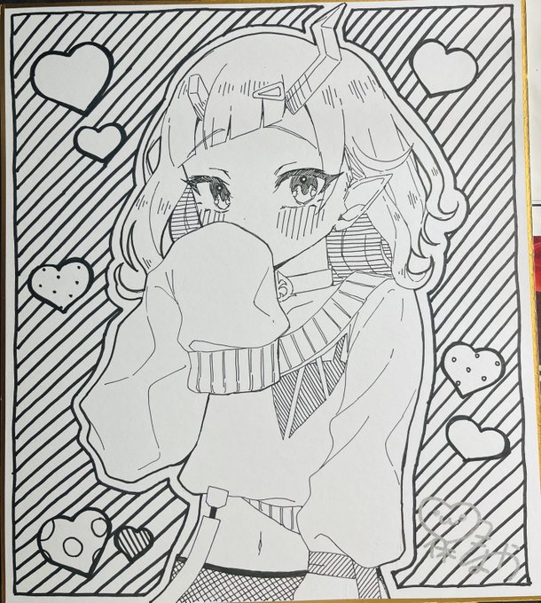 色紙とおまけポストカード