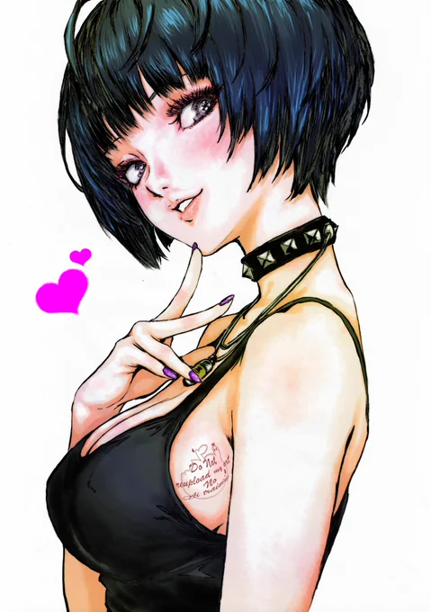 筆ペンでアナログ線画! 色塗りは指スマホ! お絵描き活動始めてまだ1年2ヶ月! フルタイム仕事+まだ幼児の三つ子育児の隙間時間に頑張ってます!