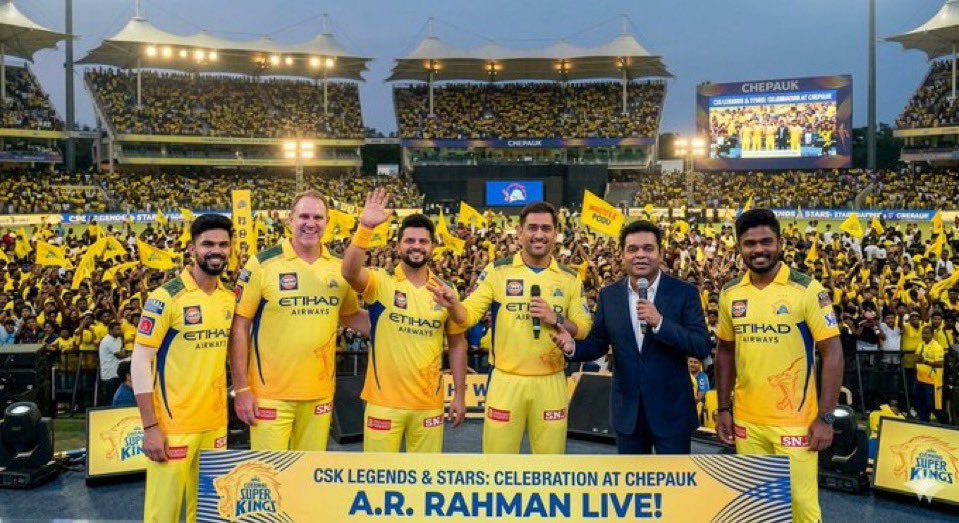 CSK Legends Return to Chepauk