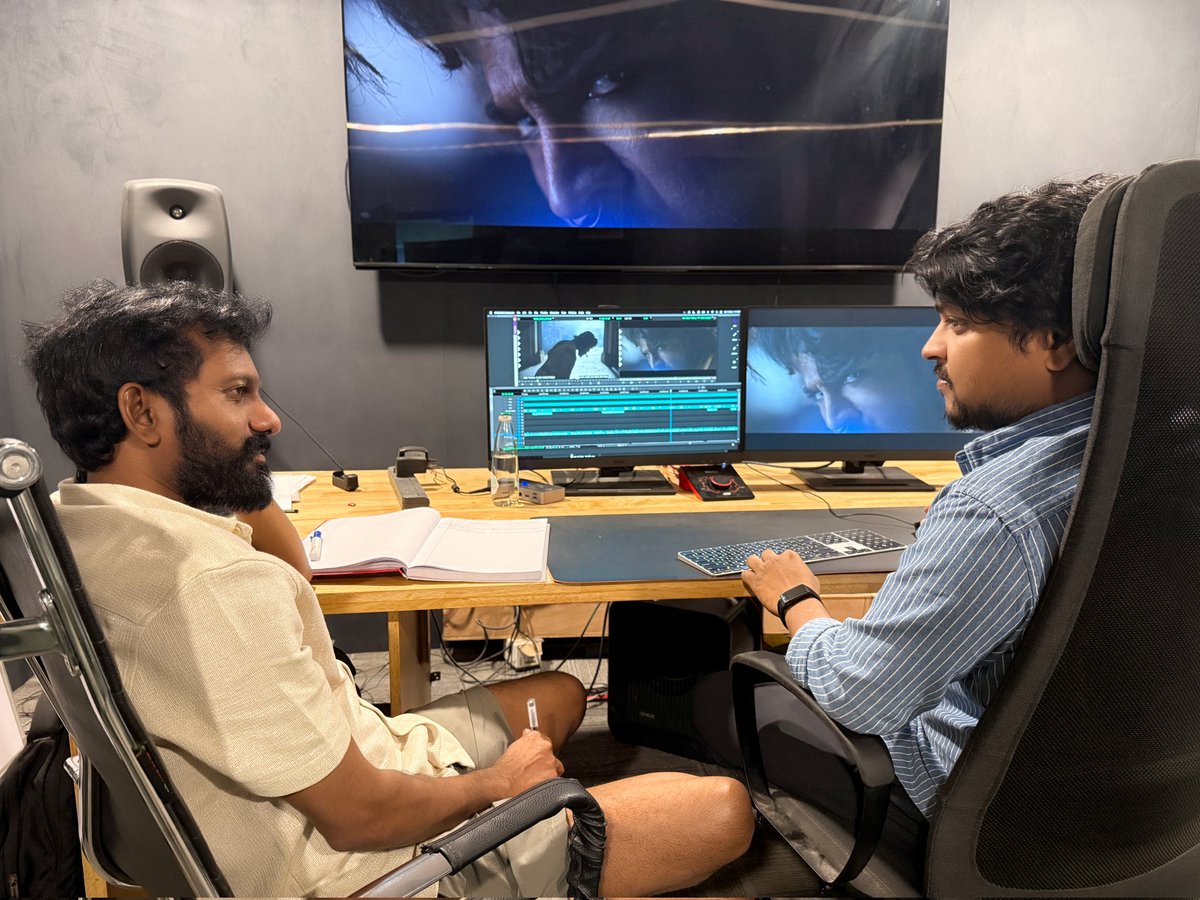 vriddhicinemas's tweet photo. #Peddi post-production in full swing 💥💥💥

Every frame, every scene 🔥🔥🔥

#PEDDI WORLDWIDE RELEASE ON 30th APRIL, 2026

Mega Power Star @AlwaysRamCharan @NimmaShivanna #JanhviKapoor @BuchiBabuSana @arrahman @RathnaveluDop @artkolla @NavinNooli @bomanirani @IamJagguBhai @divyenndu @vriddhicinemas @VenkataSKilaru @gautamkalidindi @MythriOfficial @SukumarWritings @ivyofficial2023 @PeddiMovieOffl @TSeries