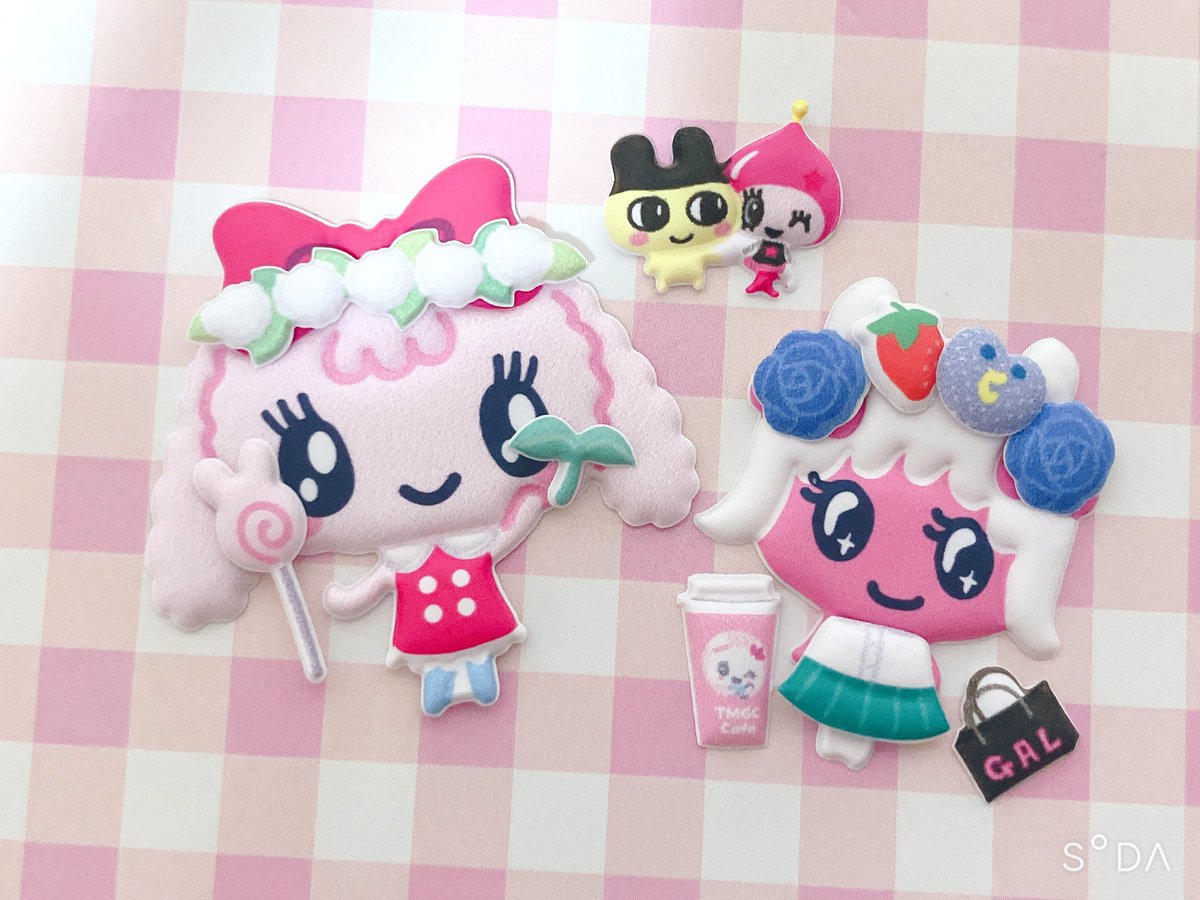 ゆめみっちとマドンナっち可愛くした🤩💞
#たまもりシール