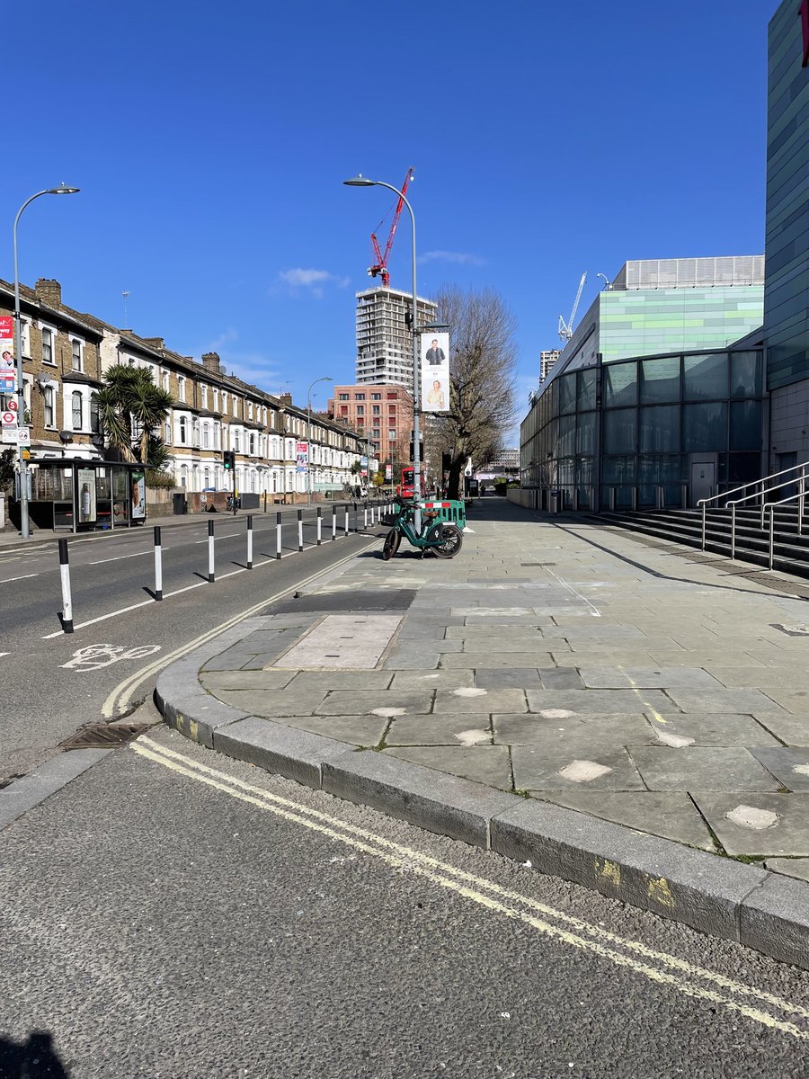 FrankSmal's tweet photo. @LBHF What happened to the bicycle stands on Wood Lane by Westfield? All gone! https://t.co/r8eJ4LJBW2