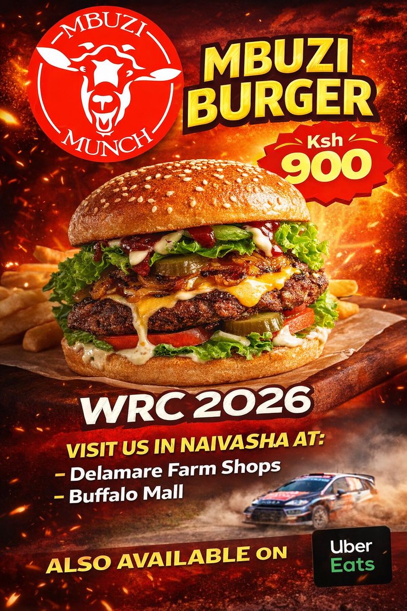 MbuziMunch's tweet photo. Grab a burger at any of our restaurants at 900 bob only 

Galleria branch 
Ngong race course
Naivasha Buffalo mall
Delamere farm shops https://t.co/uldH23o1zX