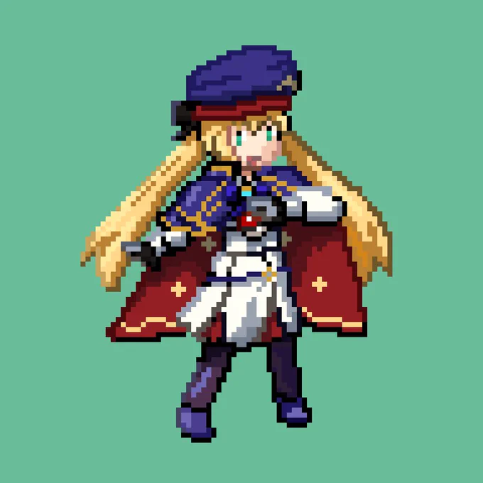 ポケモン風ドット絵 千子村正&amp;アルトリア・キャスター #FGO