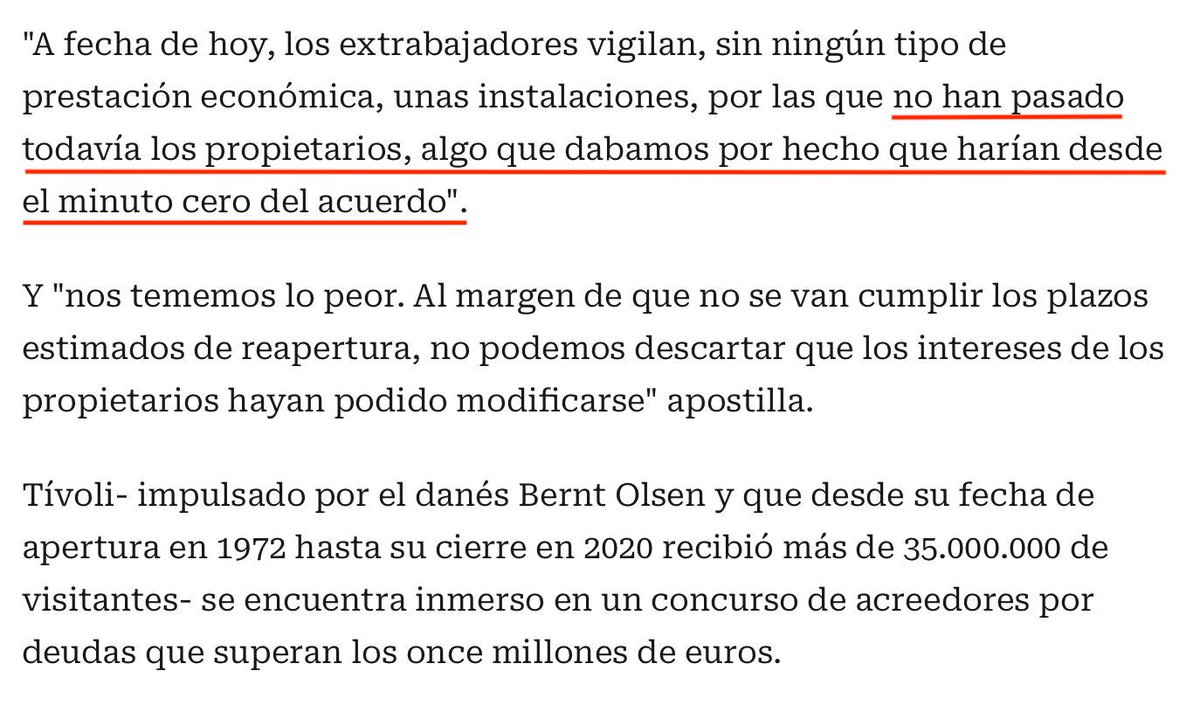 navas_victor's tweet photo. 🎡¡¡¡Un año sin noticias de Tivoli World!!!

💩 El alcalde Lara rompió el consenso sobre la protección de los terrenos del parque de atracciónes y se echó en brazos de Grupo Tremón, quienes querían especular con Tivoli World.

🏗️ Lara prometió a Tremón una recalificación urbanística del 900% -un pelotazo-, toda vez que dejó a los trabajadores abandonados, sin que a día de hoy el propietario se haya reunido con ellos. 

😭Una pena que estemos en manos de tramposos que no tienen otra intención que especular urbanísticamente con los terrenos de Tivoli World. 

👎Y lo peor es que el alcalde Lara lo consiente.

#ElGobiernoDelHumo 
#LaraPP 
#LaraNoCumple 
#Benalmádena #TivoliWorld