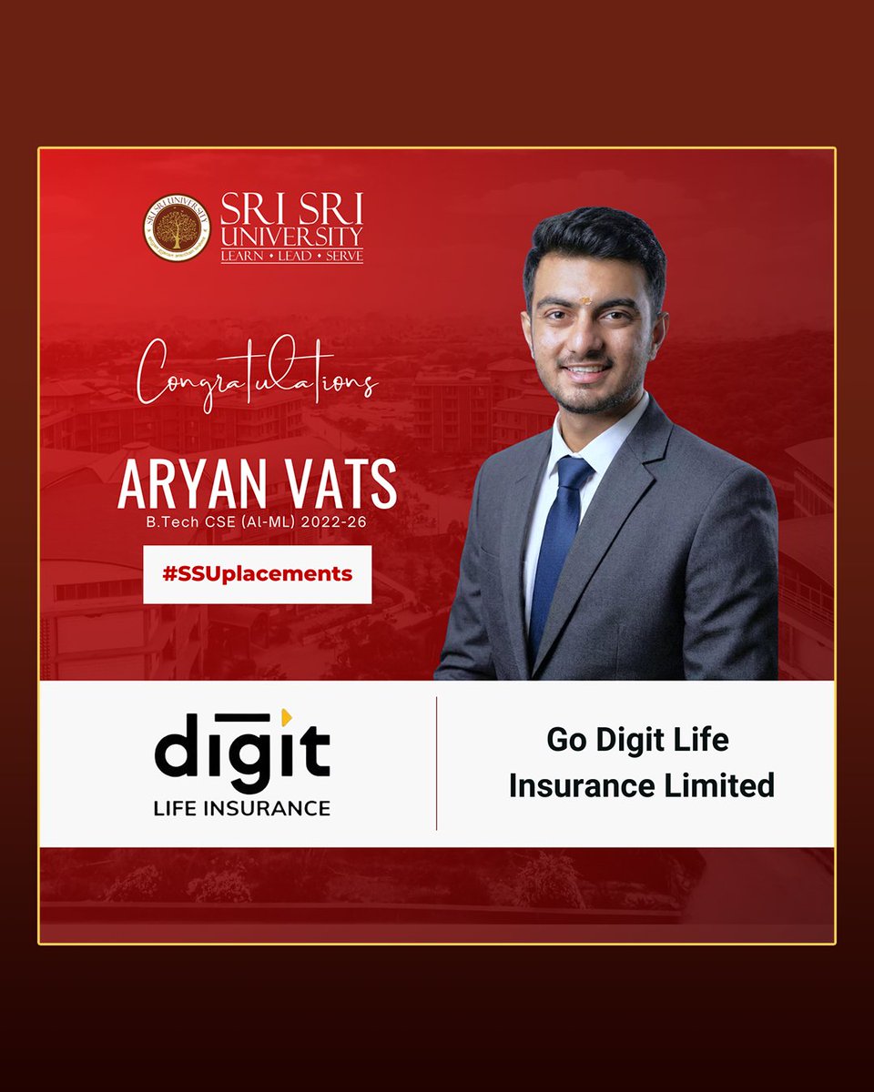 Sri Sri University tweet media