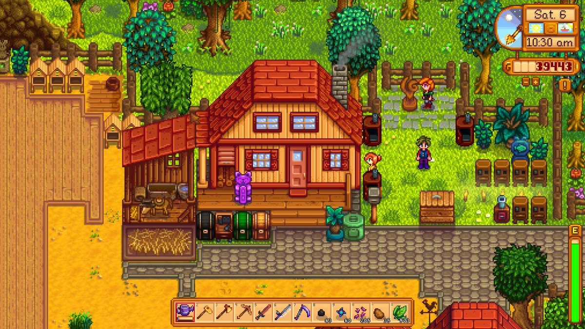 U guys sure they're not related at all???? LMAO!

#StardewValley #Leah #Robin