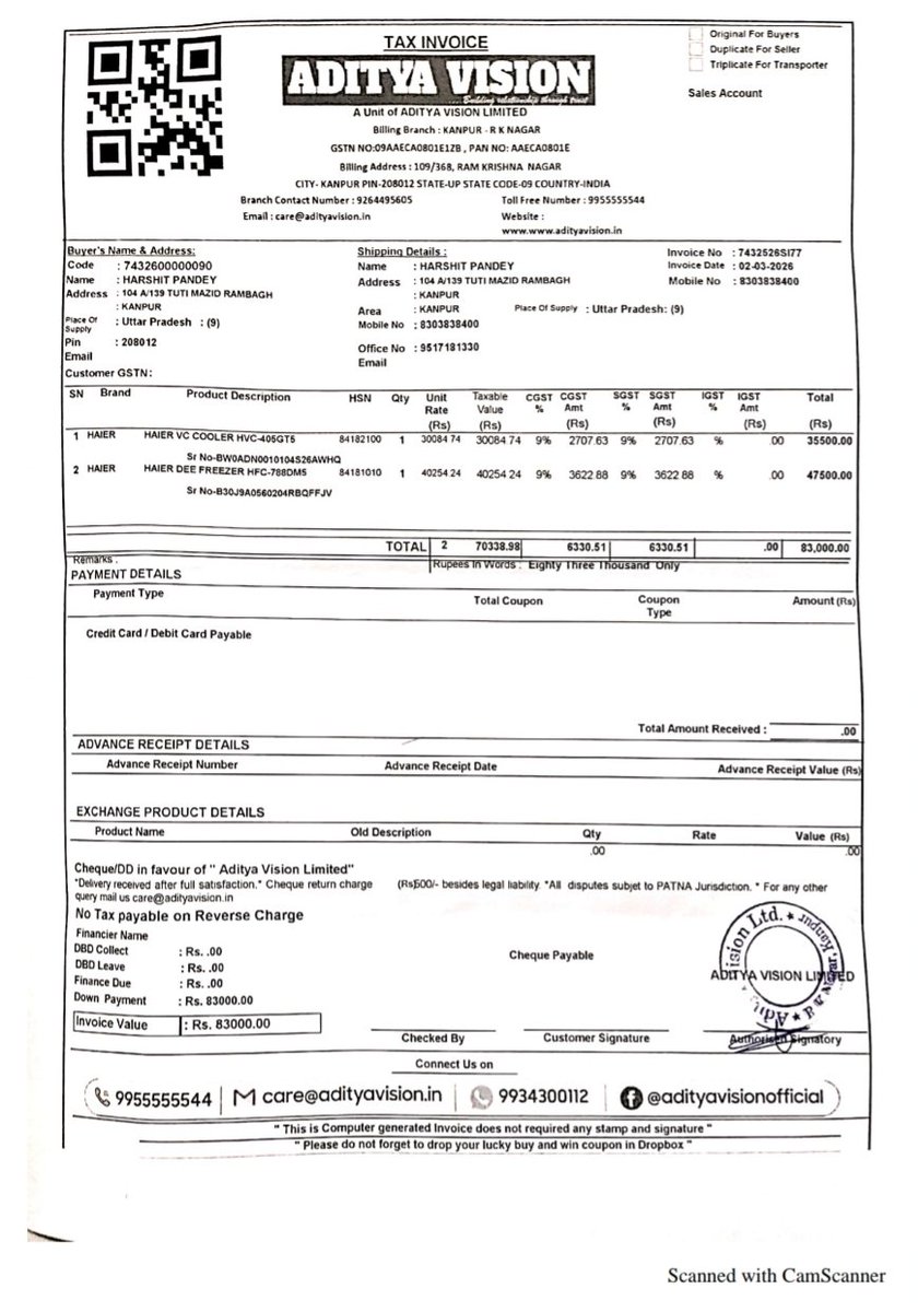 Harsh Sharma tweet media