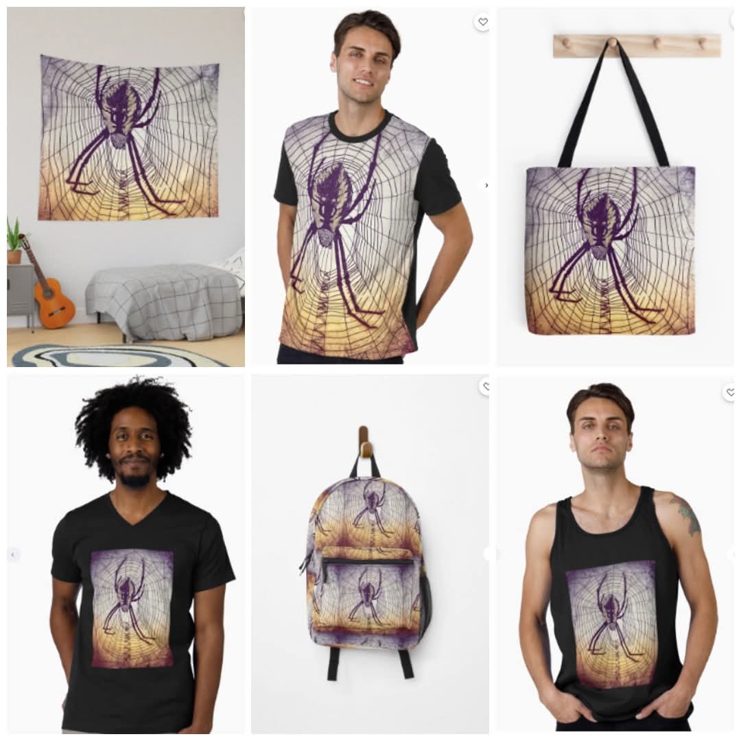 MattStarrFineA1's tweet image. March 14th is National Save A Spider Day.  This is my drawing of a large garden spider, spinning a web to catch some food. redbubble.com/shop/ap/100221… 

#mattstarrfineart #spider #spiders #arachnid #gardenspider #art #painting #tshirts  #ArtoftheDay #BuyArtOnline #ArtforSale