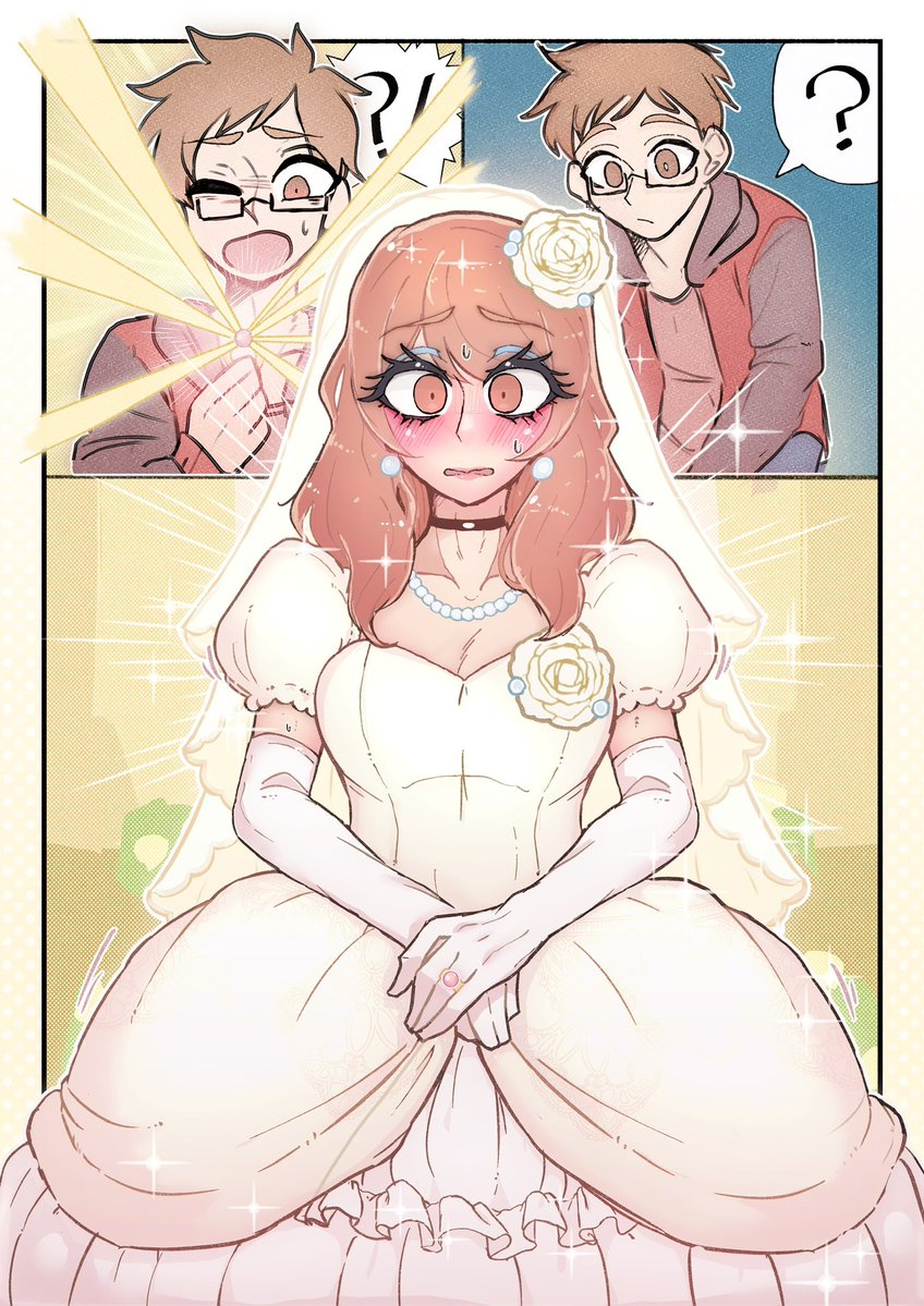 男がフリフリなプリンセスラインドレス(クソデカパフスリーブ)を着せられるニッチ性癖イラストを、孤独に描き続けてる人間だっているんですよ 