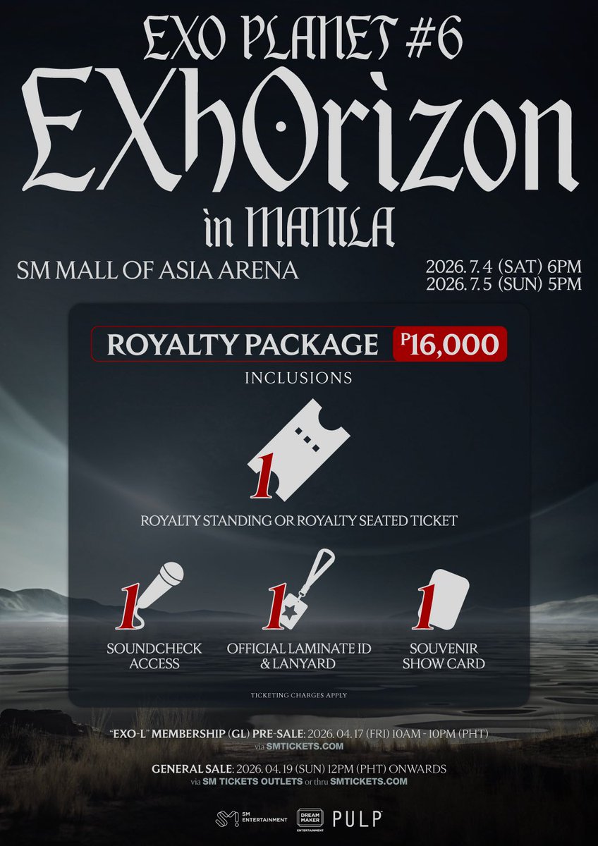 EXO PLANET #6 – EXhOrizon in MANILA | ticket purchase assistance

✅ high success rates
✅ tickets under your name and account
✅ minimal fees

read coupveniencetpa.carrd.co for fees and more details

#EXO #엑소 #EXOPLANET #EXhOrizon #EXhOrizoninMANILA
