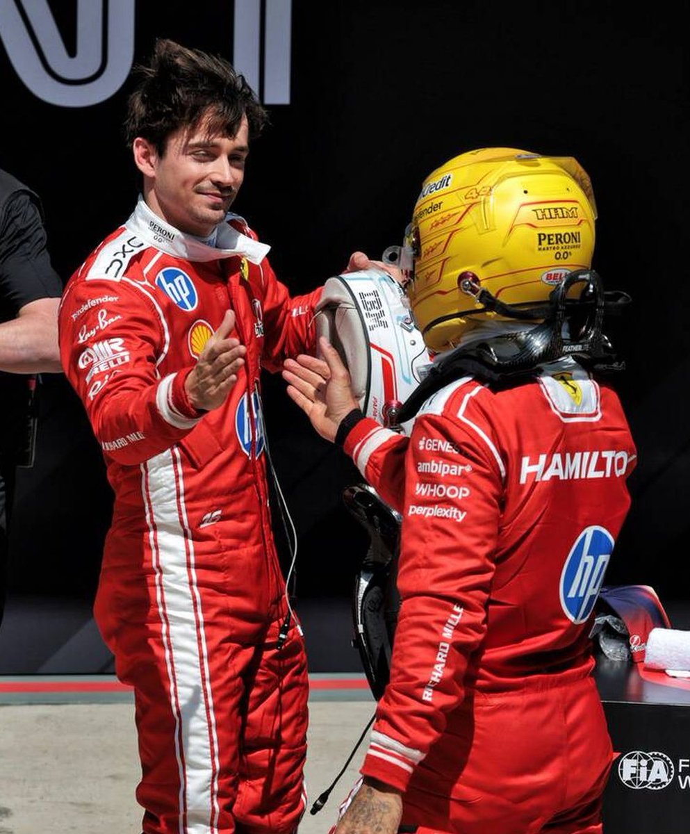 🚨 | Charles Leclerc: “I think Lewis was simply faster and more comfortable from the start of the weekend, so honestly, being 0.1s behind Lewis on a track like this leaves me somewhat satisfied.”

“Even though it hurts to say this, because you always want to be the fastest, he