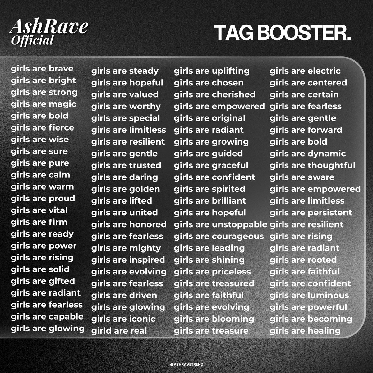 ASHRAVE TRENDSETTER tweet media