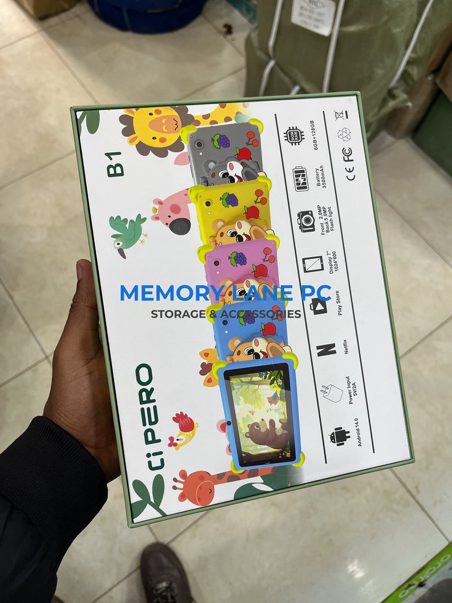 MemorylanePCs's tweet photo. Ci PERO kids tablets
MWK 245,000.00

Available in Limbe📍
089 755 3714 whats app
099 580 8106 calls📲 https://t.co/4MiIoJLa5I